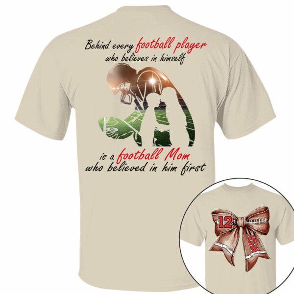 Football Mom Shirt, Personalized Football Shirt, Gift For Football Lover Vr2 A2110 - Image 4