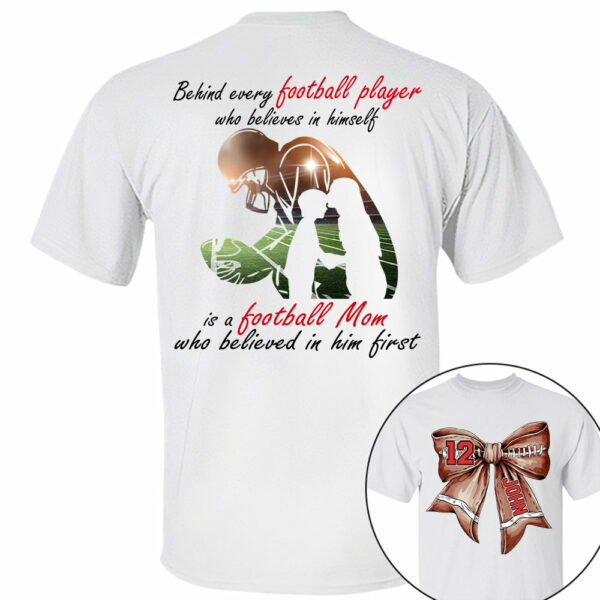 Football Mom Shirt, Personalized Football Shirt, Gift For Football Lover Vr2 A2110 - Image 2