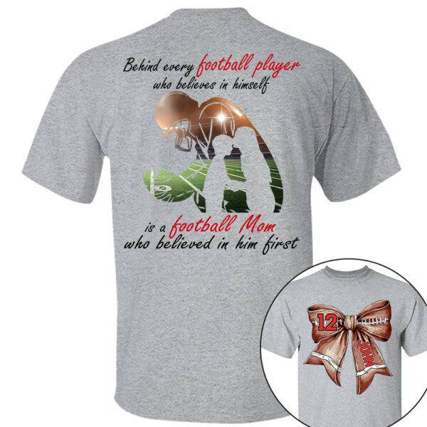 Football Mom Shirt, Personalized Football Shirt, Gift For Football Lover Vr2 A2110 - Image 3