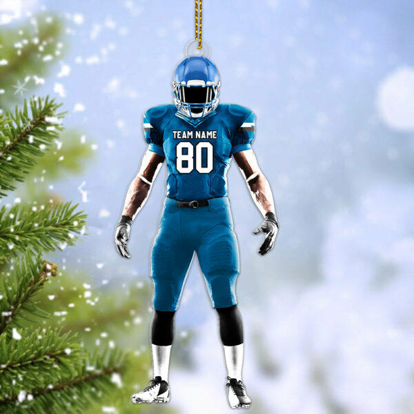 Football Player Ornament Gifts For Football Lovers - Custom Gift For Football Player K1702 - Image 4