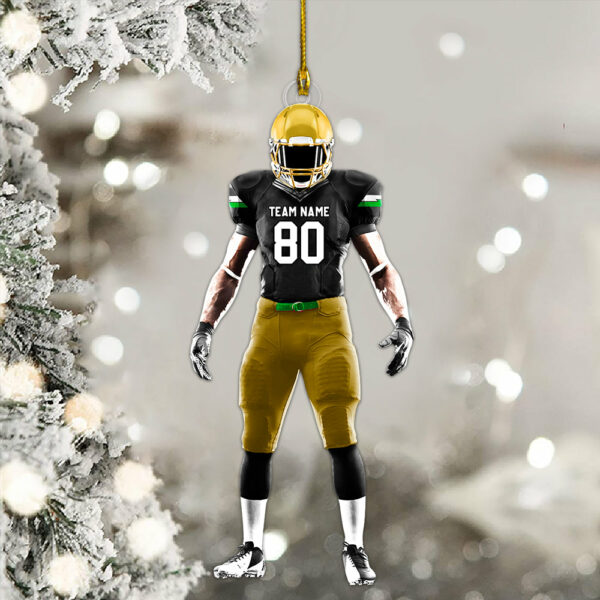 Football Player Ornament Gifts For Football Lovers - Custom Gift For Football Player K1702 - Image 3