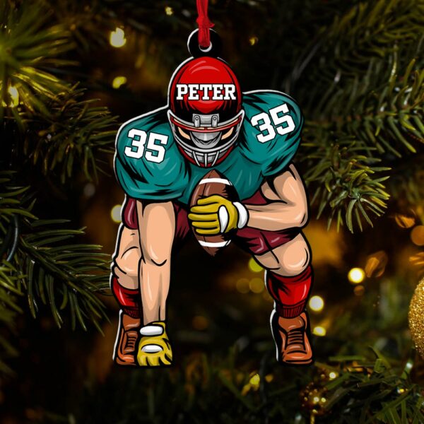 Football Player Ornament Gifts For Football Player Football Lovers - Image 6