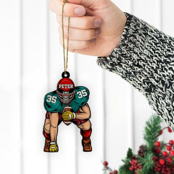 Football Player Ornament Gifts For Football Player Football Lovers - Image 7
