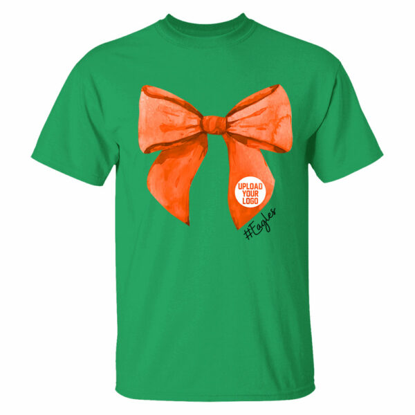 Football Shirt, High School City Football Team Shirt, Mascot Bow Shirt, Coquette Bows School Spirit T-shirt, Cheer Mascot, Booster Coquette - Image 10