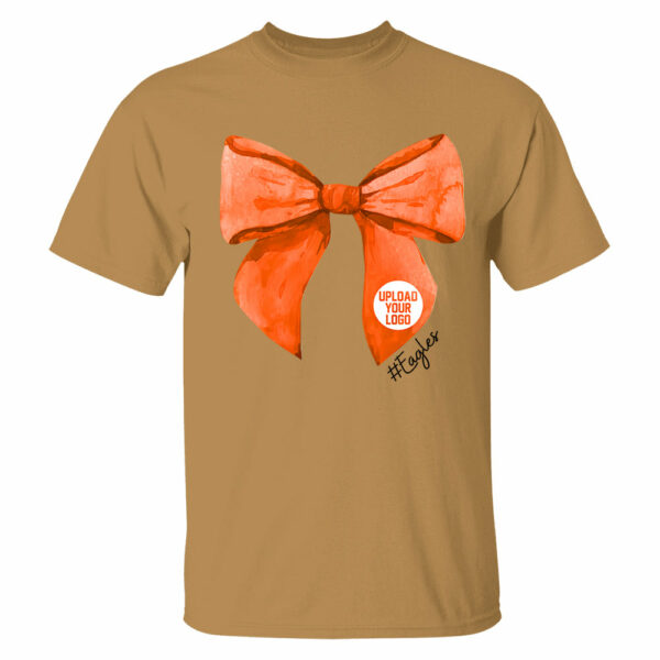 Football Shirt, High School City Football Team Shirt, Mascot Bow Shirt, Coquette Bows School Spirit T-shirt, Cheer Mascot, Booster Coquette - Image 13