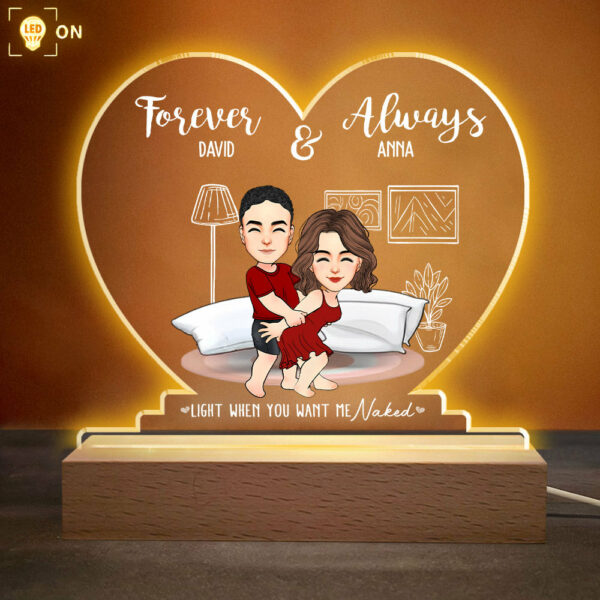 Forever & Always - Personalized LED Light For Couples NA04 - Image 6