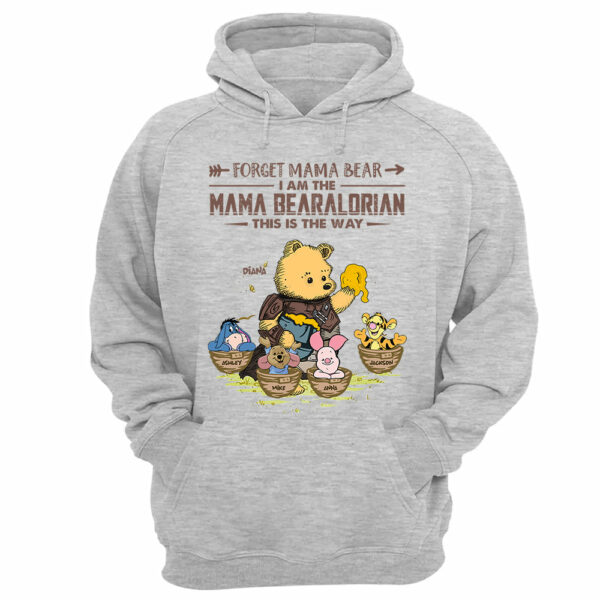 Forget Mama Bear - The Mama Bearalorian This Is The Way - Personalized Shirt For Mom Custom Nickname With Kids Gift - Image 12