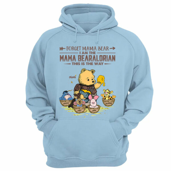 Forget Mama Bear - The Mama Bearalorian This Is The Way - Personalized Shirt For Mom Custom Nickname With Kids Gift - Image 10