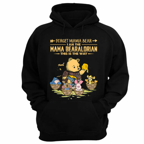 Forget Mama Bear - The Mama Bearalorian This Is The Way - Personalized Shirt For Mom Custom Nickname With Kids Gift Vr2 - Image 9