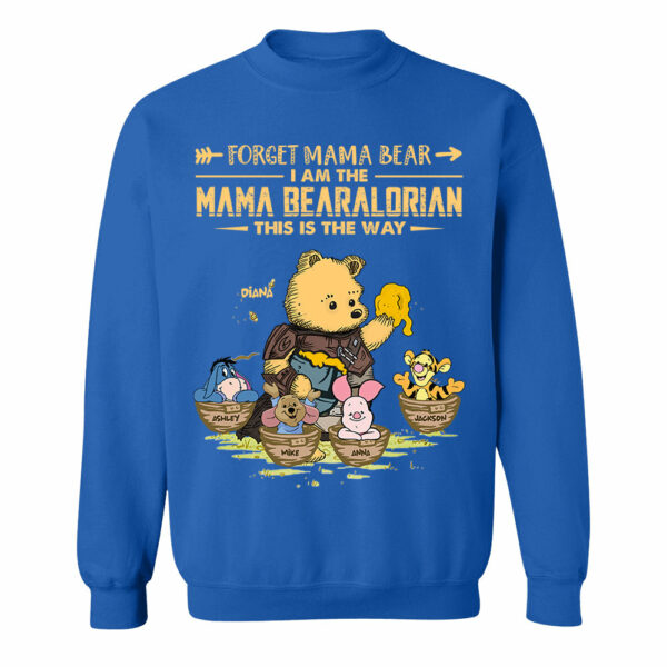 Forget Mama Bear - The Mama Bearalorian This Is The Way - Personalized Shirt For Mom Custom Nickname With Kids Gift Vr2 - Image 5