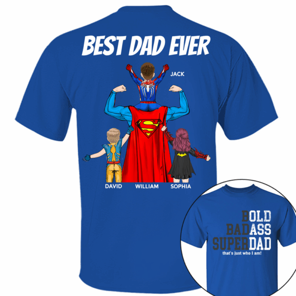 Funny Old Man Saying Gag Gift Birthday for Dad Fathers Day Personalized T-Shirt - Image 4