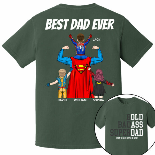 Funny Old Man Saying Gag Gift Birthday for Dad Fathers Day Personalized T-Shirt - Image 13