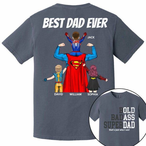 Funny Old Man Saying Gag Gift Birthday for Dad Fathers Day Personalized T-Shirt - Image 9