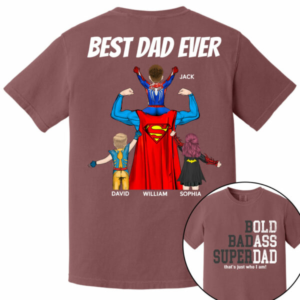 Funny Old Man Saying Gag Gift Birthday for Dad Fathers Day Personalized T-Shirt - Image 8