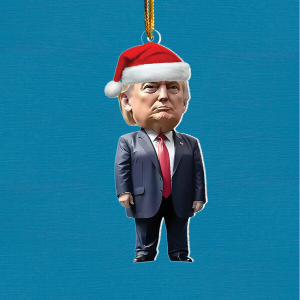 Funny Trump Cartoon Acrylic Ornament - Image 6
