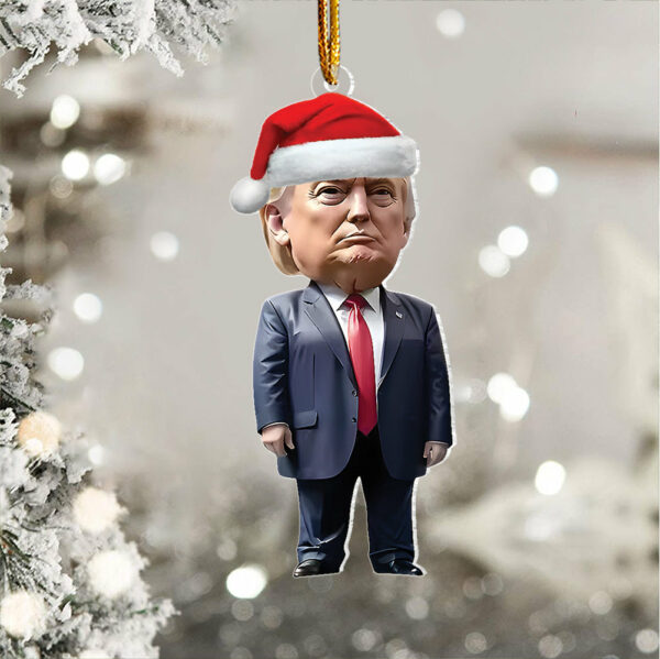 Funny Trump Cartoon Acrylic Ornament - Image 5