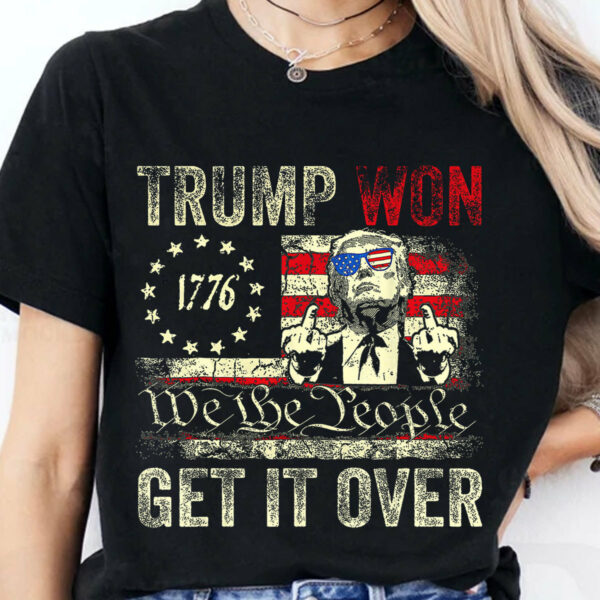 Funny Trump Winning Election Shirt, Trump 47th President Shirt - Image 2