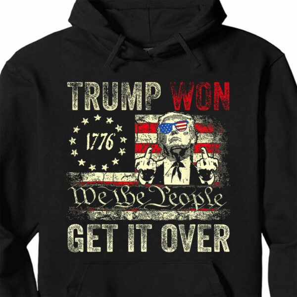 Funny Trump Winning Election Shirt, Trump 47th President Shirt - Image 3