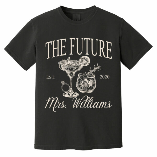 Future Mrs Shirt, Custom Bride Gift, Bride to Be Shirt, Newly Engaged Gift For Her, Personalized Engagement Shirt, Fiancee Comfort Colors - Image 15