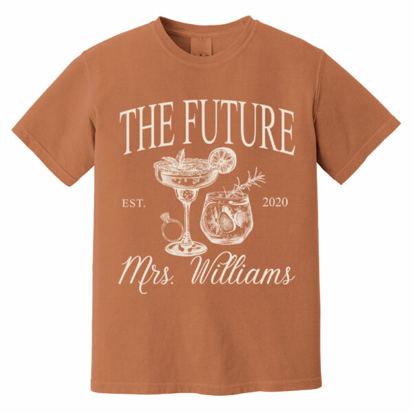 Future Mrs Shirt, Custom Bride Gift, Bride to Be Shirt, Newly Engaged Gift For Her, Personalized Engagement Shirt, Fiancee Comfort Colors - Image 20