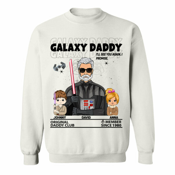 Galaxy Daddy - The Original Daddy Club Custom Shirt For Dad - Father's Day Gift - Birthday Gift For Him - Image 11
