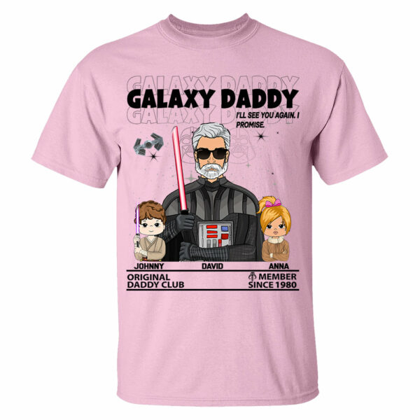 Galaxy Daddy - The Original Daddy Club Custom Shirt For Dad - Father's Day Gift - Birthday Gift For Him - Image 3