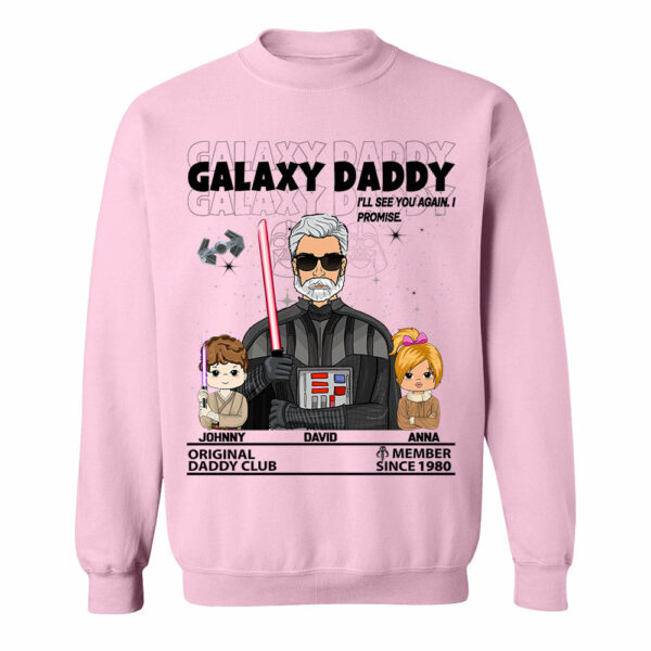 Galaxy Daddy - The Original Daddy Club Custom Shirt For Dad - Father's Day Gift - Birthday Gift For Him - Image 9