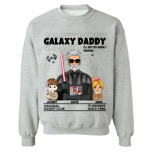 Galaxy Daddy - The Original Daddy Club Custom Shirt For Dad - Father's Day Gift - Birthday Gift For Him - Image 10