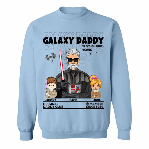 Galaxy Daddy - The Original Daddy Club Custom Shirt For Dad - Father's Day Gift - Birthday Gift For Him - Image 8