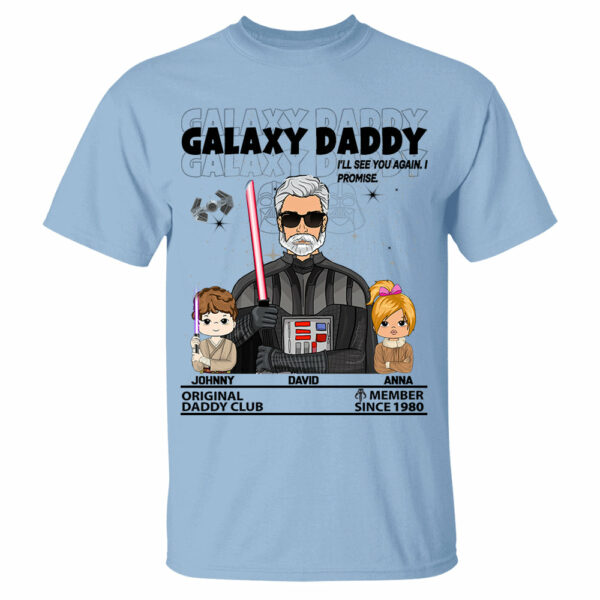 Galaxy Daddy - The Original Daddy Club Custom Shirt For Dad - Father's Day Gift - Birthday Gift For Him - Image 4