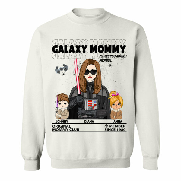 Galaxy Mommy - The Original Mommy Club Custom Shirt For Mom - Mother's Day Gift - Birthday Gift For Her - Image 5