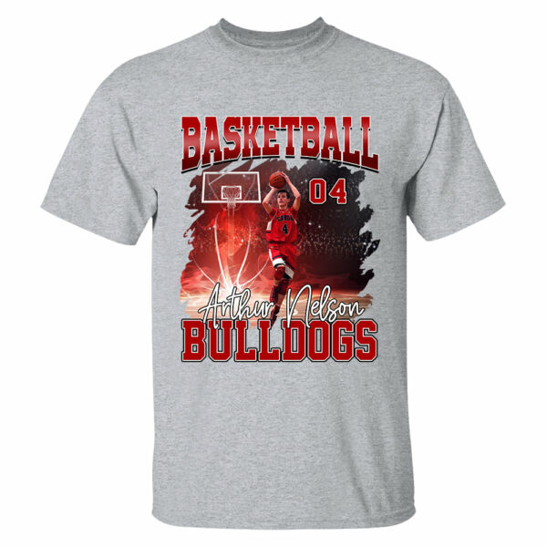 Game Day Basketball Personalized Shirt Custom Photo And Team Name - Image 7