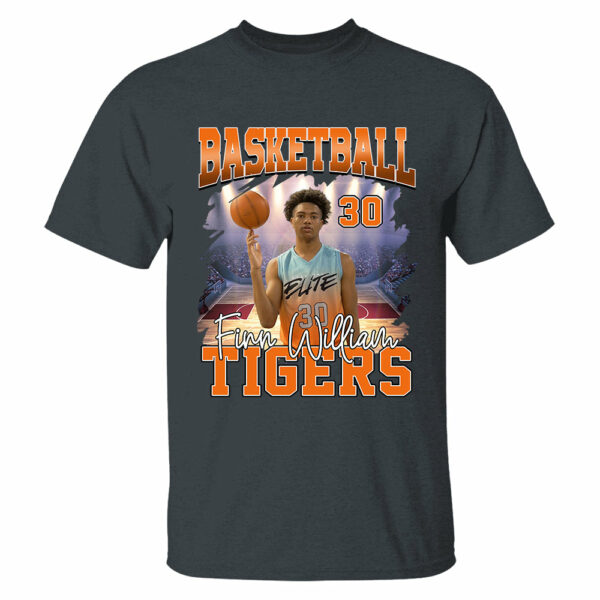 Game Day Basketball Personalized Shirt Custom Photo And Team Name - Image 2
