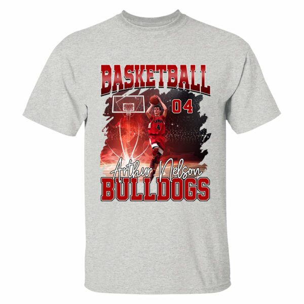 Game Day Basketball Personalized Shirt Custom Photo And Team Name - Image 5