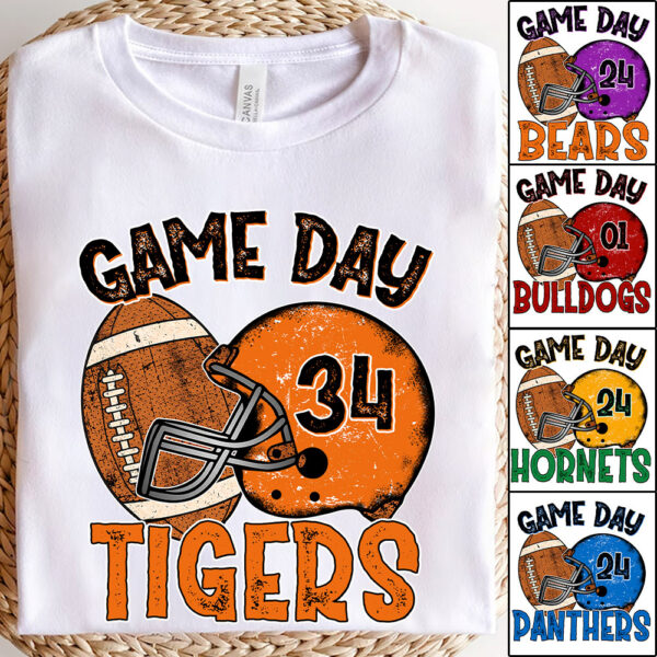 Game Day Football Personalized Shirt Custom Team Name