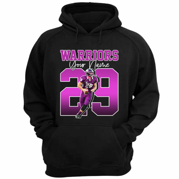 Game Day Football Personalized Shirt Custom Your Photo Gift For Football Player K1702 - Image 3