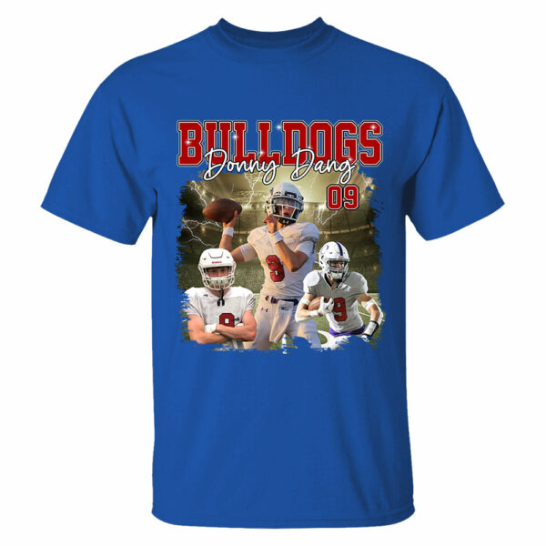 Game Day Football Personalized Shirt Custom Your Photo With Retro Style For Football Player - Image 2