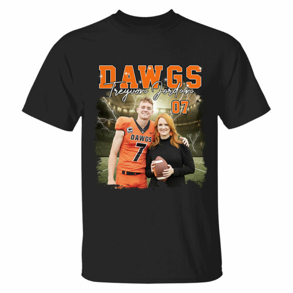Game Day Football Personalized Shirt Custom Your Photo With Retro Style For Football Player - Image 5