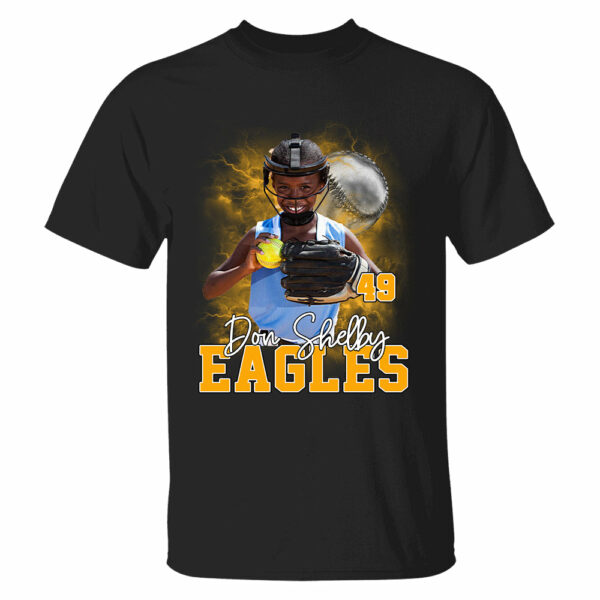 Game Day Solfball Personalized Shirt Custom Photo And Team Name - Image 2