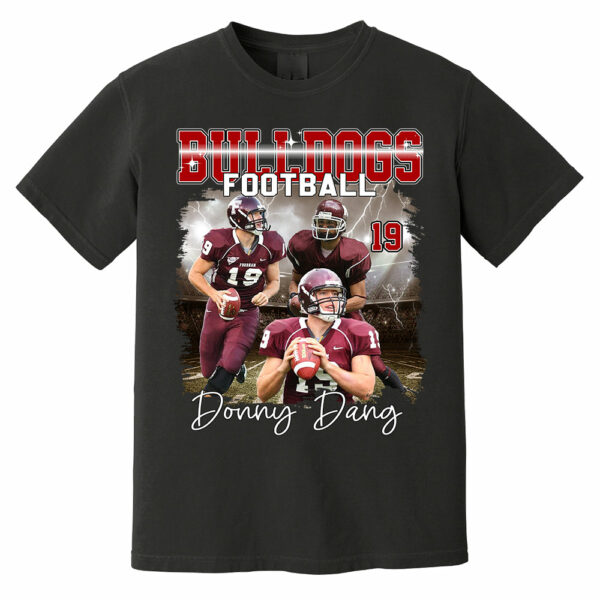 GameDay Football Custom Bootleg Rap Tee - Personalized Bootleg Shirt 90s Vintage American Football - Bootleg Custom Face Personalized T Shirt - Image 3