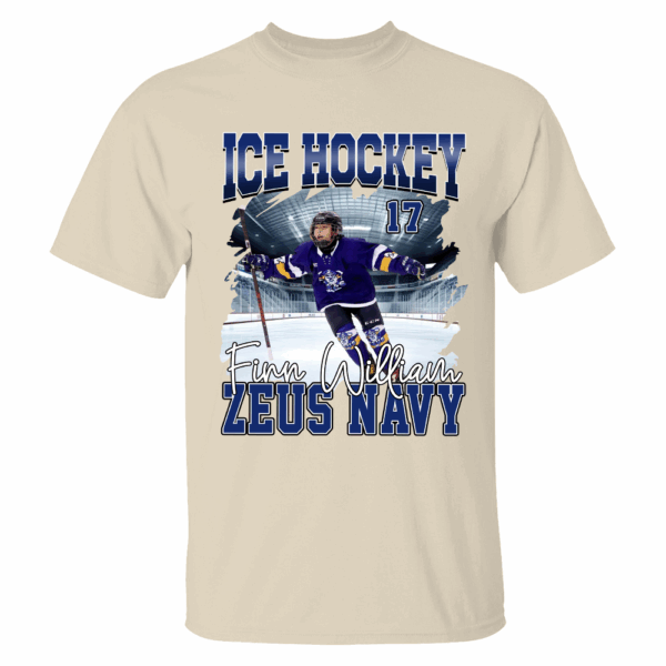 GameDay Ice Hockey Personalized Shirt Custom Photo And Team Name - Image 3