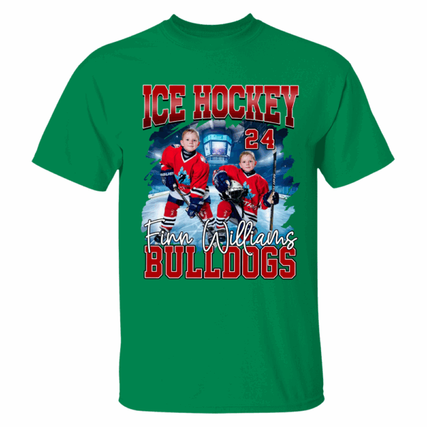 GameDay Ice Hockey Personalized Shirt Custom Photo And Team Name - Image 2