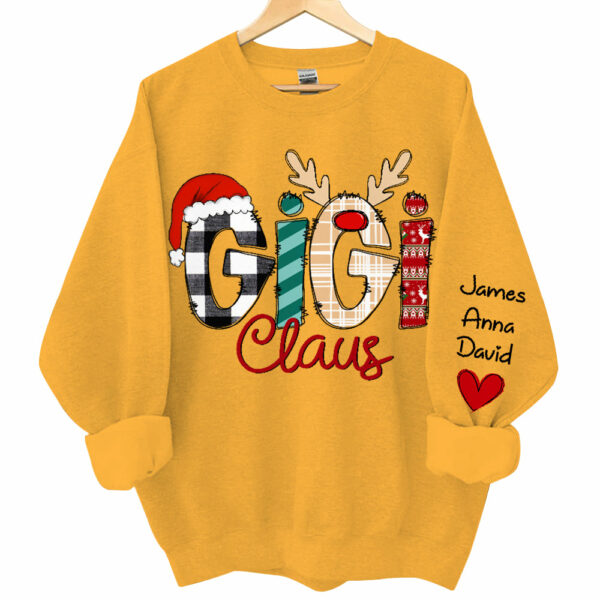 Gigi Claus Custom Sweatshirt - Best Family Christmas Gift for Grandma - Image 6