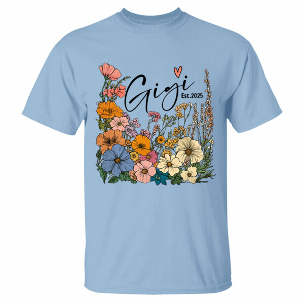 Gigi Vintage Floral Shirt - Custom Grandma With Grandkids, Gift for Mother's Day NA04 - Image 7