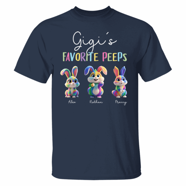 Gigi's Favorite Peeps - Personalized Easter Day Shirt - Image 4