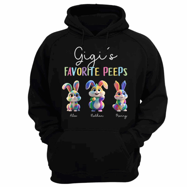 Gigi's Favorite Peeps - Personalized Easter Day Shirt - Image 12