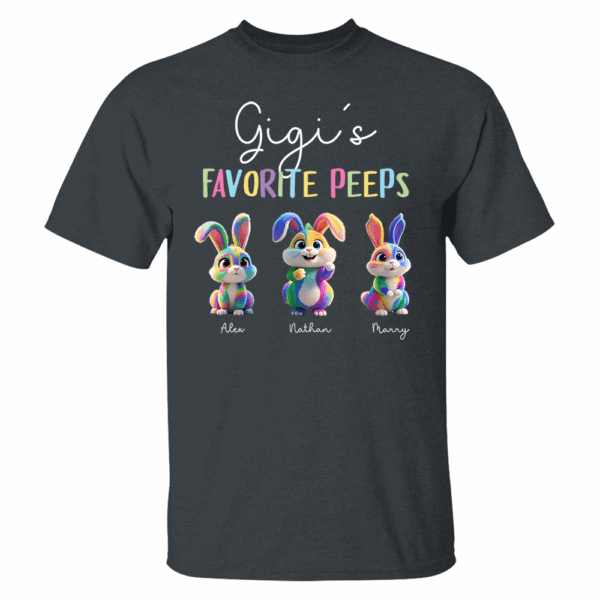 Gigi's Favorite Peeps - Personalized Easter Day Shirt - Image 3