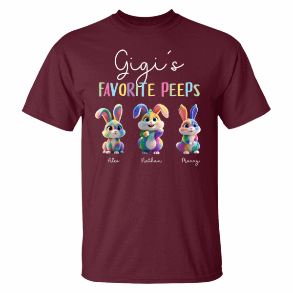 Gigi's Favorite Peeps - Personalized Easter Day Shirt - Image 5