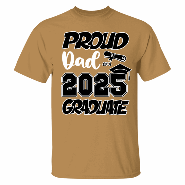 Graduation Class 2025 All Family Proud MOM DAD Graduate Tees Custom T-Shirts - Image 10