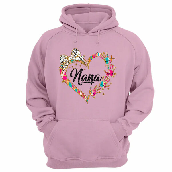 Grandma And Grandkids Coquette Christmas Personalized Shirts, Nickname And Names Can Be Changed - Image 9